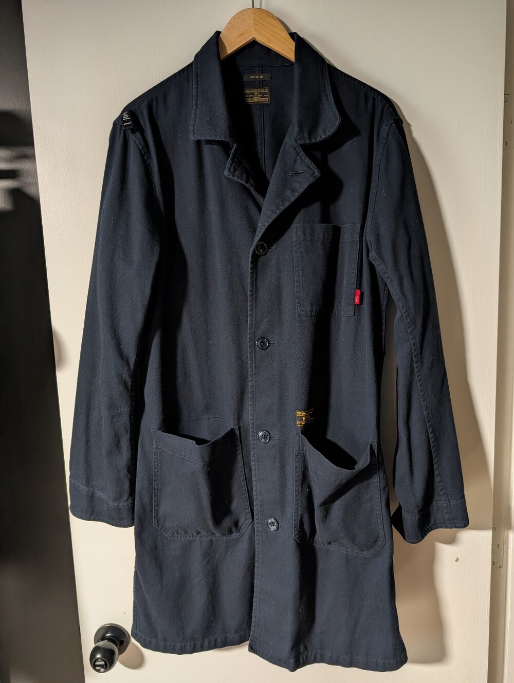 Wtaps Concrete Jungle Shop Pea Coat SS14 XL Trench Jacket Futura Recon Subware